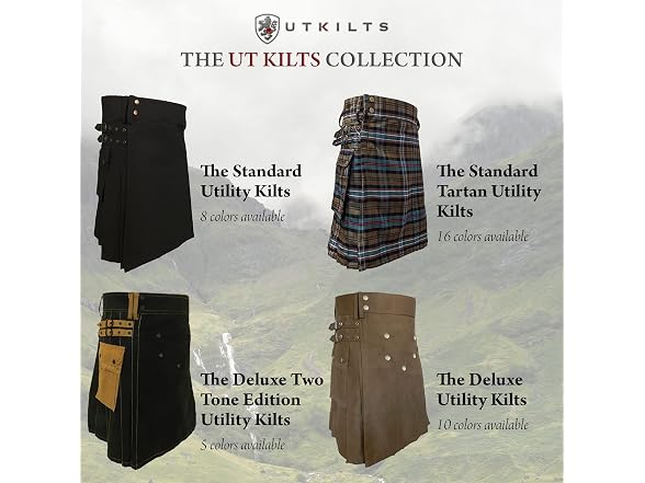 UT Kilts Men (34 Regular) Standard Tartan Kilt