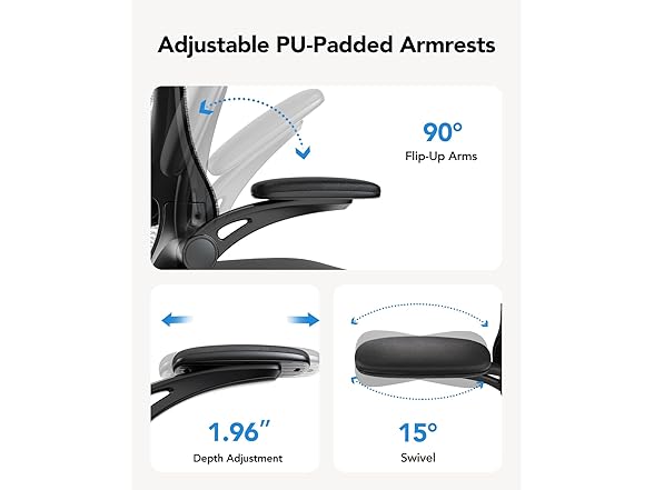 HUANUO W1101 Ergonomic Office Chair