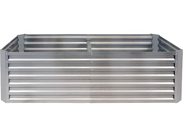 Sunnydaze 71" x 35" Metal Raised Garden Bed