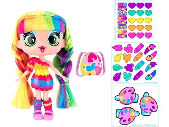 Decora Girlz Sticker Store Playset