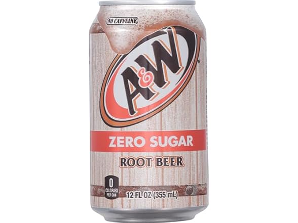 A&W Root Beer, Diet, 12 fl oz