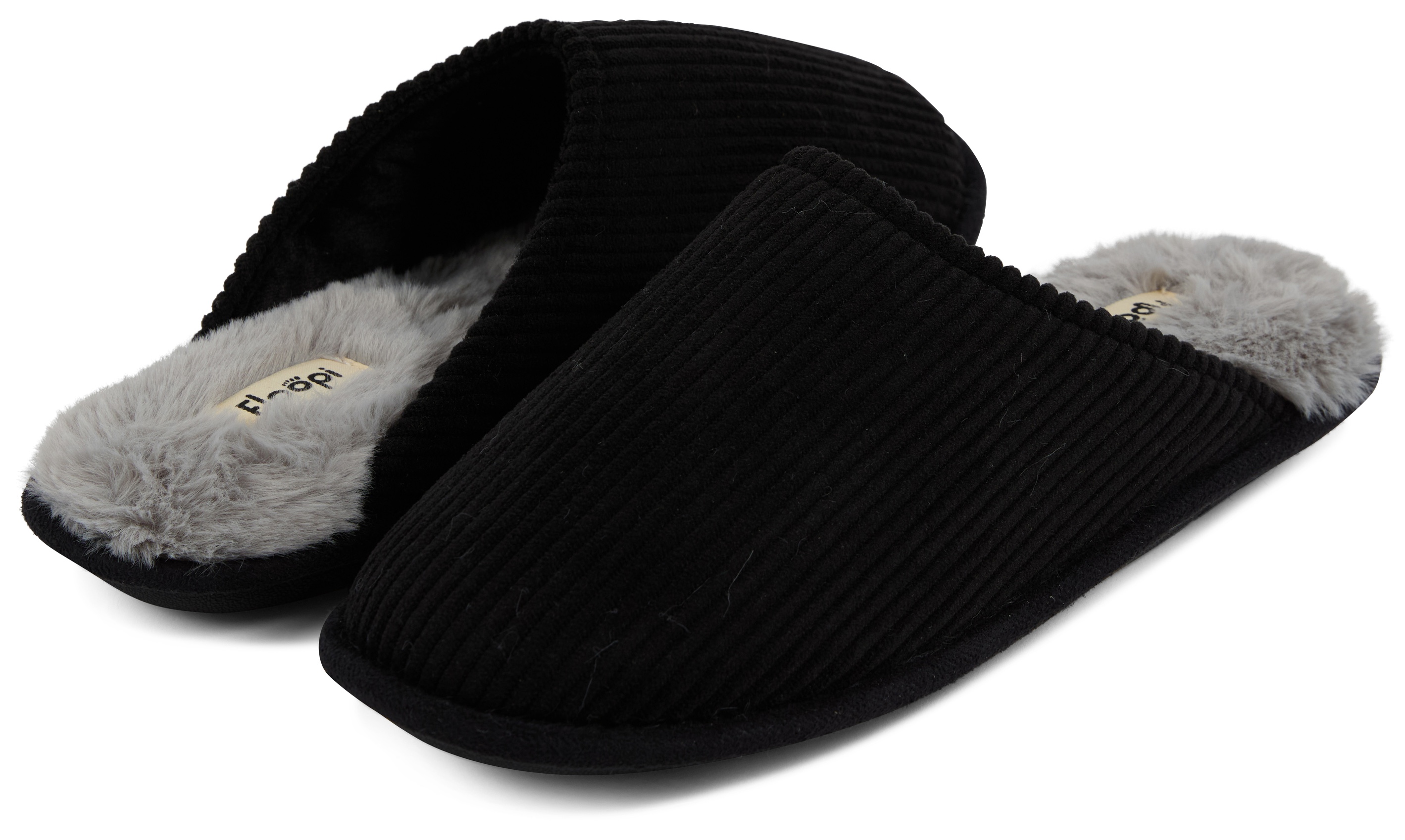 Floopi Men's Corduroy Scuff Slipper - Gallery 12