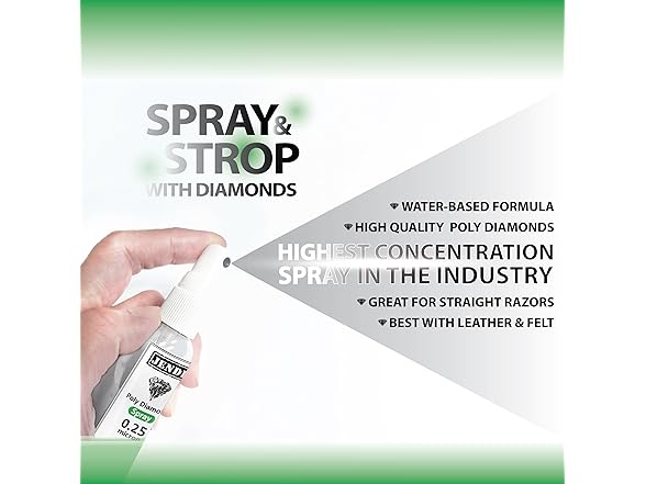 Jende 0.25 Micron Poly Diamond Spray 50