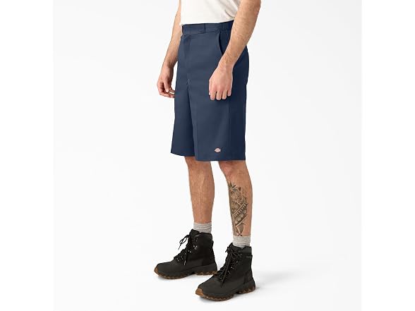 Dickies Men (42) 13-Inch Loose Work Shorts Navy