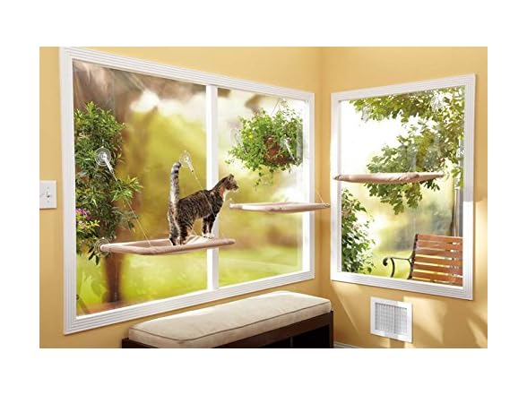 KERBL Oster Sunny Seat Window-Mounted Cat Bed - Gallery 6