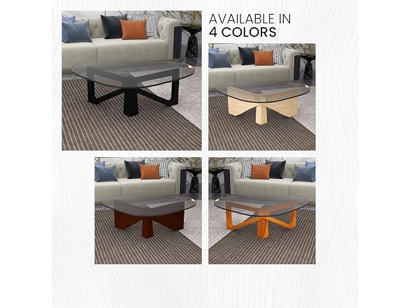 Leisuremod NG52BL Imperial Coffee Table