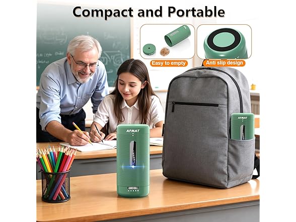 Green Automatic Pencil Sharpener