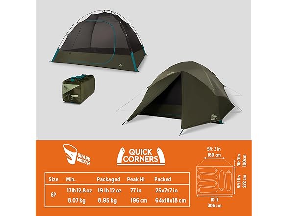 Kelty Daydreamer 6P Camping Tent