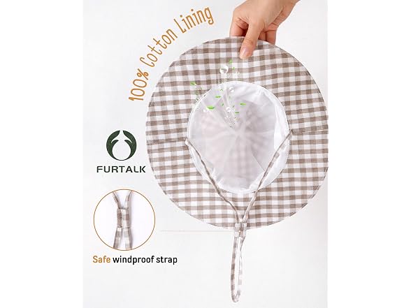 FURTALK Baby Girl Sun Hat 3 Pack