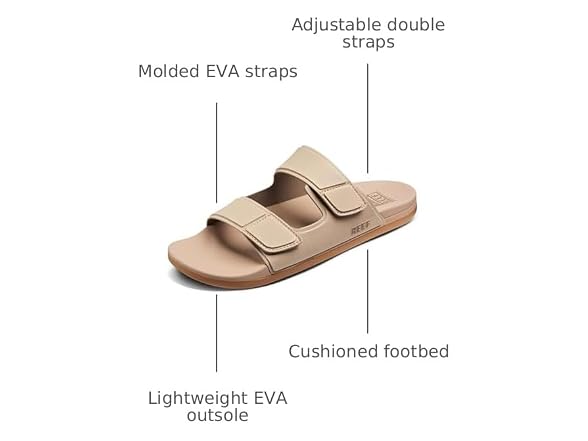 Reef Men Cushion Tradewind Slides (11)
