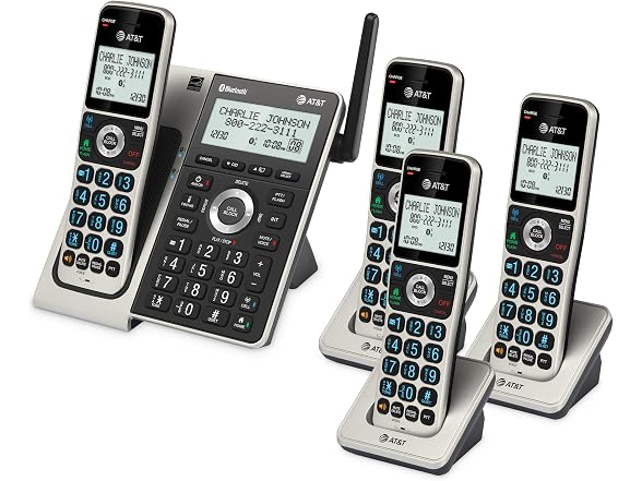 AT&T BL3107-4 DECT 6.0 4-Handset Cordless Phone