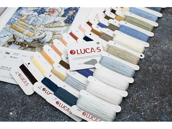 Luca-S Cross Stitch Kit Santa and Pressies - Gallery 5