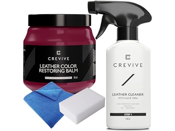 Leather Cleaner and Recoloring Balm Bordeaux 10 oz