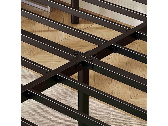 ZIYOO Vintage-Inspired 14" King Metal Bed Frame