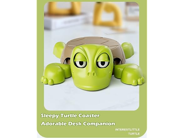 4pk Turtle Coaster With Surpise action