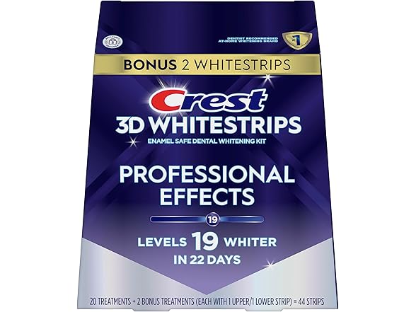 Crest 3D Whitestrips Professional Effects