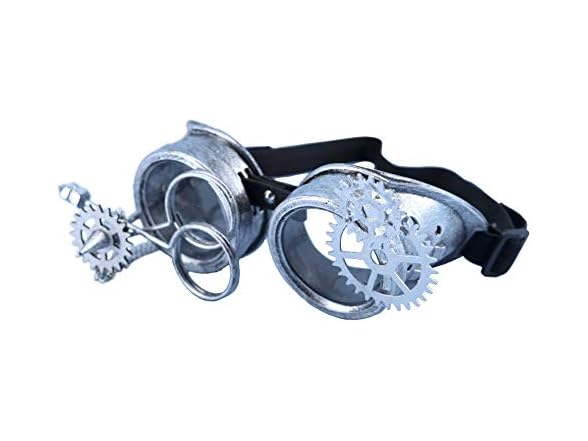 Arsimus (OS) Steampunk Goggles Gears Lenses
