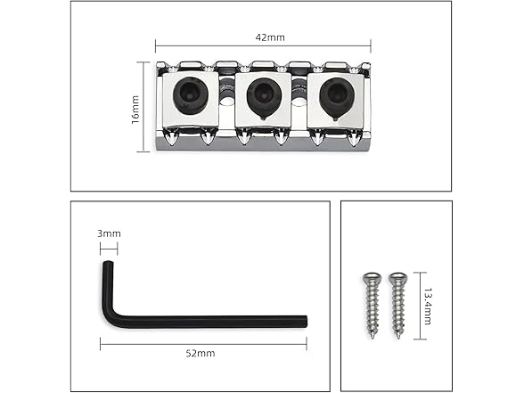 42MM Guitar Tremolo Bridge Locking Nut