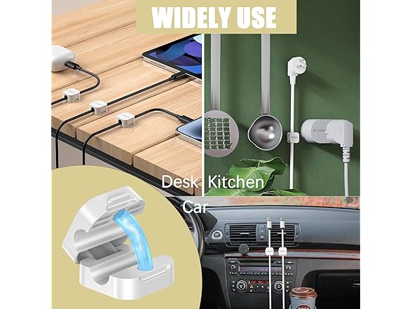 6 Pack Magnetic Cable Clips