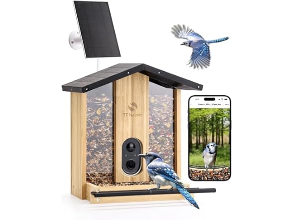TT Nature 3L Smart Bird Feeder Camera