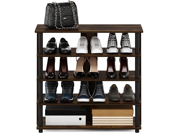 Furinno 6-Tier Industrial Multipurpose Shelf