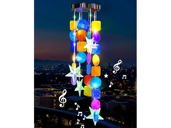 MERRIMAX M Solar Wind Chimes
