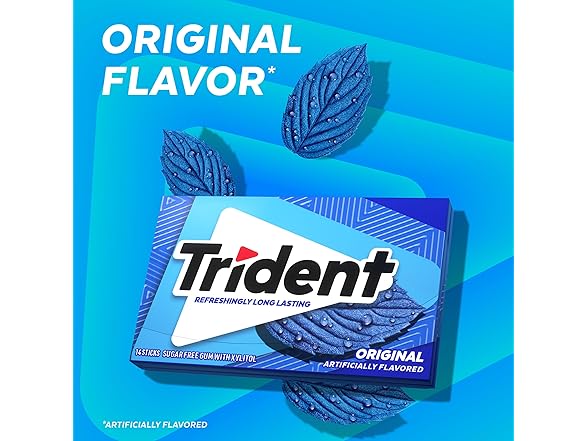 24PK Trident Original Flavor Sugar-Free Chewing Gum
