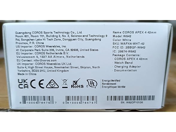 COROS APEX 4 (42mm) Watch - White