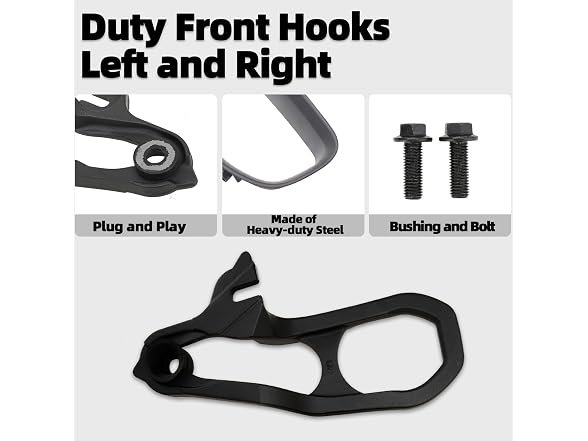 MITZONE Front Tow Hooks Right & Left with 6827294