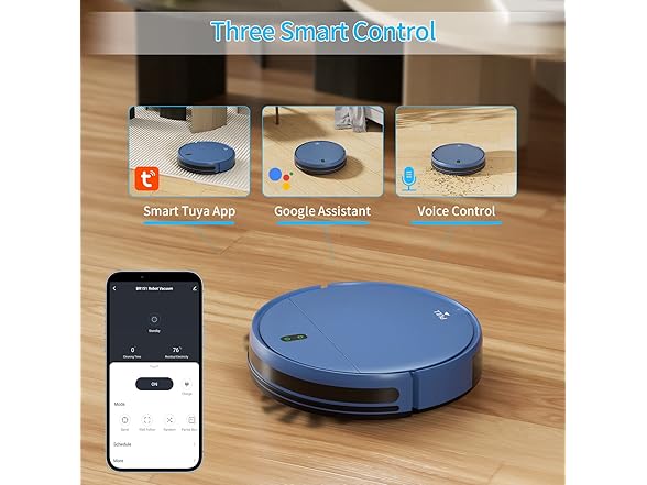 ZCWA W056 Robot Vacuum and (Open Box)