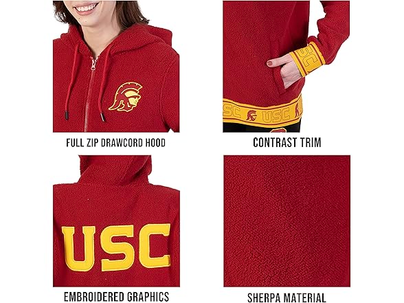 Ultra Game Women's Hoodie Red (L)