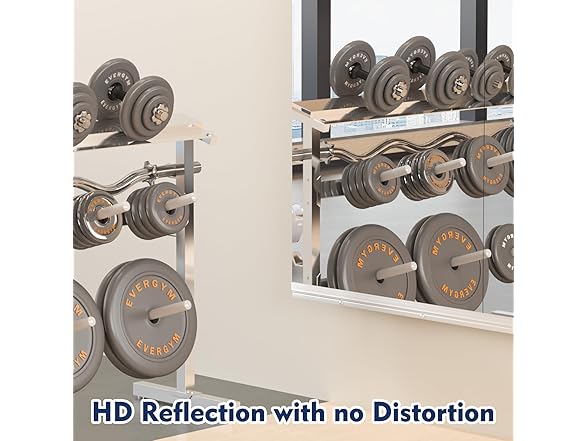 56''x16'' 3PCS Mirrors for Home Gym