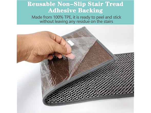 WAWINY WAWINY 15 Pack Stair Treads for Wooden