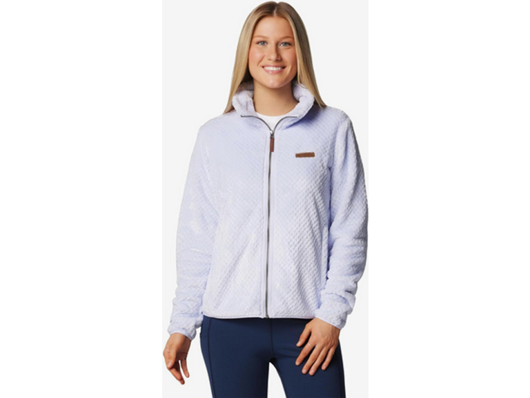Columbia Women's Fire Side II Sherpa Full Zip, Snowdrift, 2X Plus