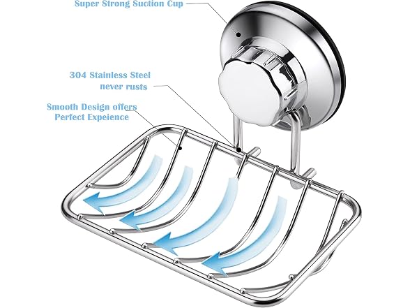 ARCCI Bar Soap Holder for Shower Wall, SS