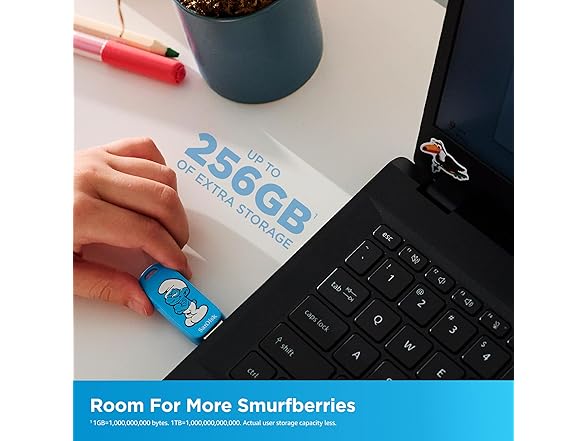 SanDisk 64GB Smurfs USB Flash Drive