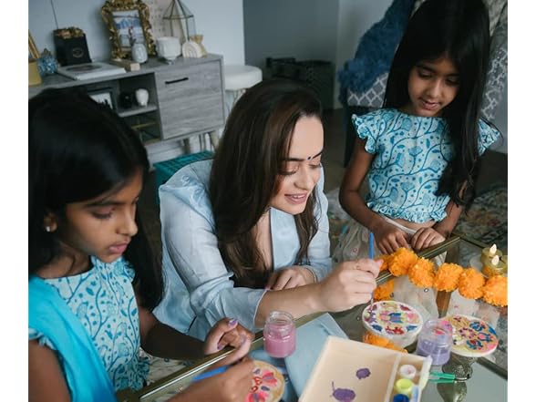 Kulture Make Your Own Rangoli Coaster Kit