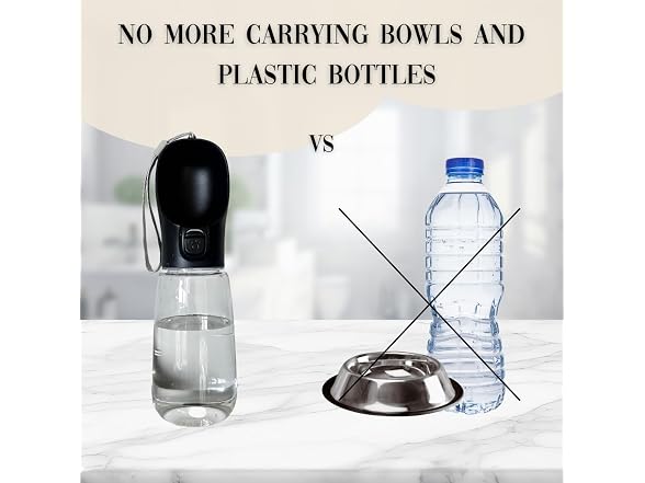 Generic (2 Pack) Dog Water Bottle