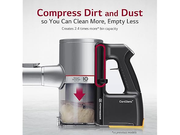 LG 2-Battery CordZero Stick Vacuum