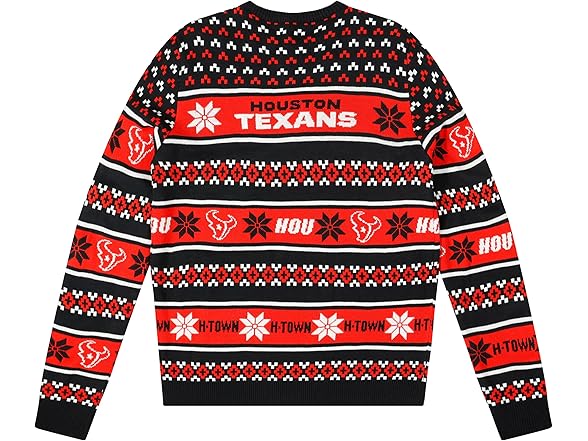 HOUSTON TEXANS Big Logo Ugly Sweater (M)