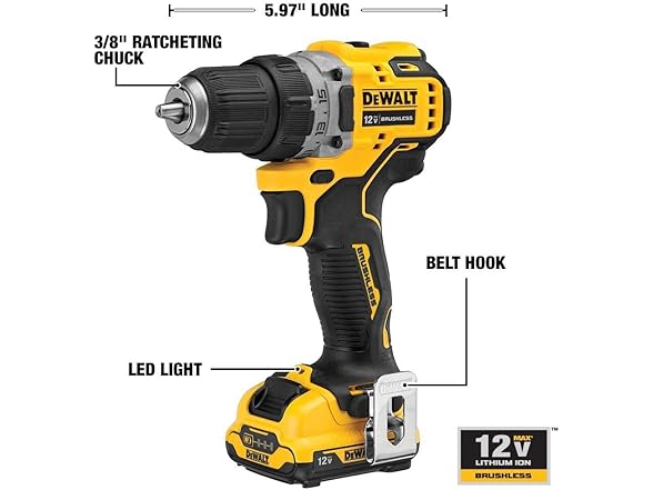 DEWALT DCD701F2 Cordless Driver Driver Kit