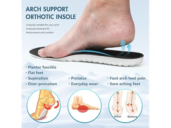 XINIFOOT Cloud Insoles for Men & Women