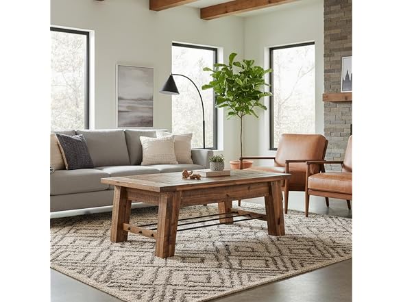 Alaterre Durango 48in Coffee Table Wood