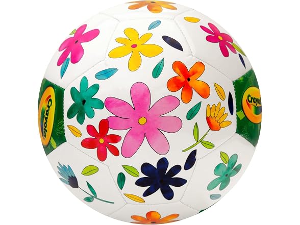 Crayola Official Soccer Ball - Flower Size 5