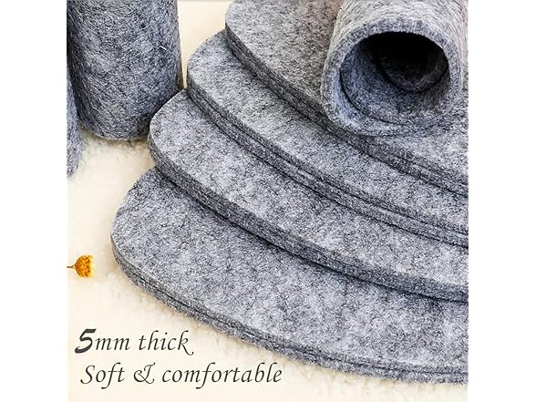 Wool Felt Warm Shoe Insoles