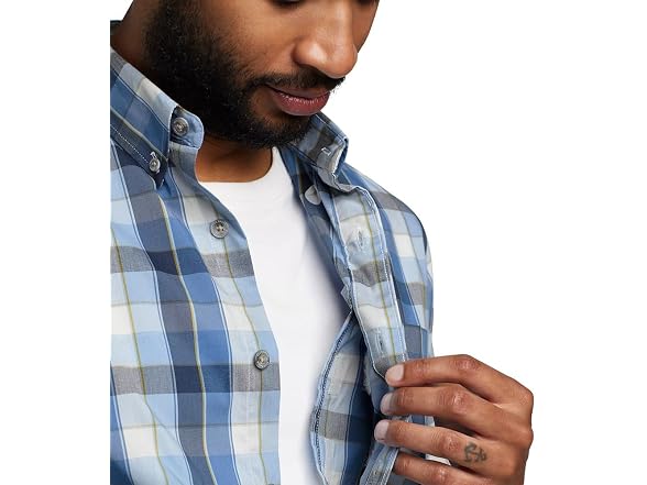 Eddie Bauer Men Voyager Flex Short-sleeve Shirt
