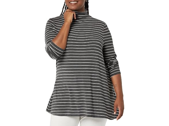 Amazon Essentials Women (XXL) Jersey Charcoal Heat