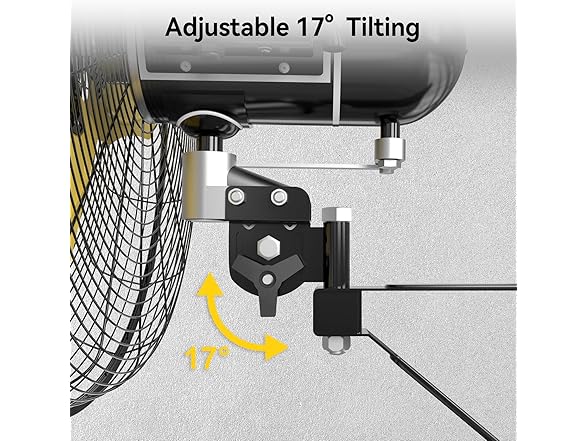 8800 CFM 24" Outdoor Commercial Wall Fan Oscillating, IP44 W (Open Box)