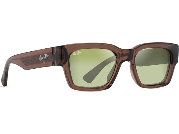 Maui Jim Ht Kenui Shiny Trans Light Brn