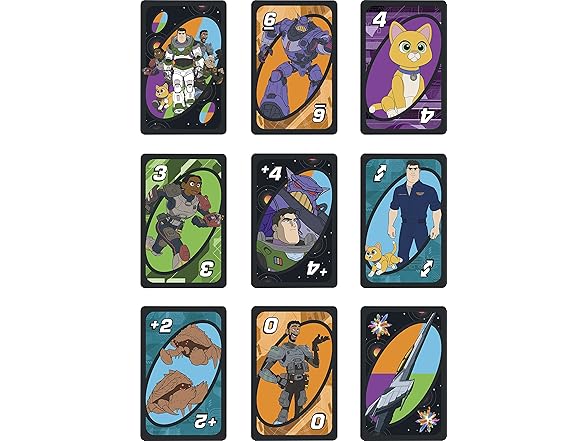 Mattel Games UNO Lightyear Card Game